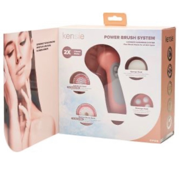 Kensie Other - 🌿 Kensie Power Brush Skin Cleaning System in shade Coral